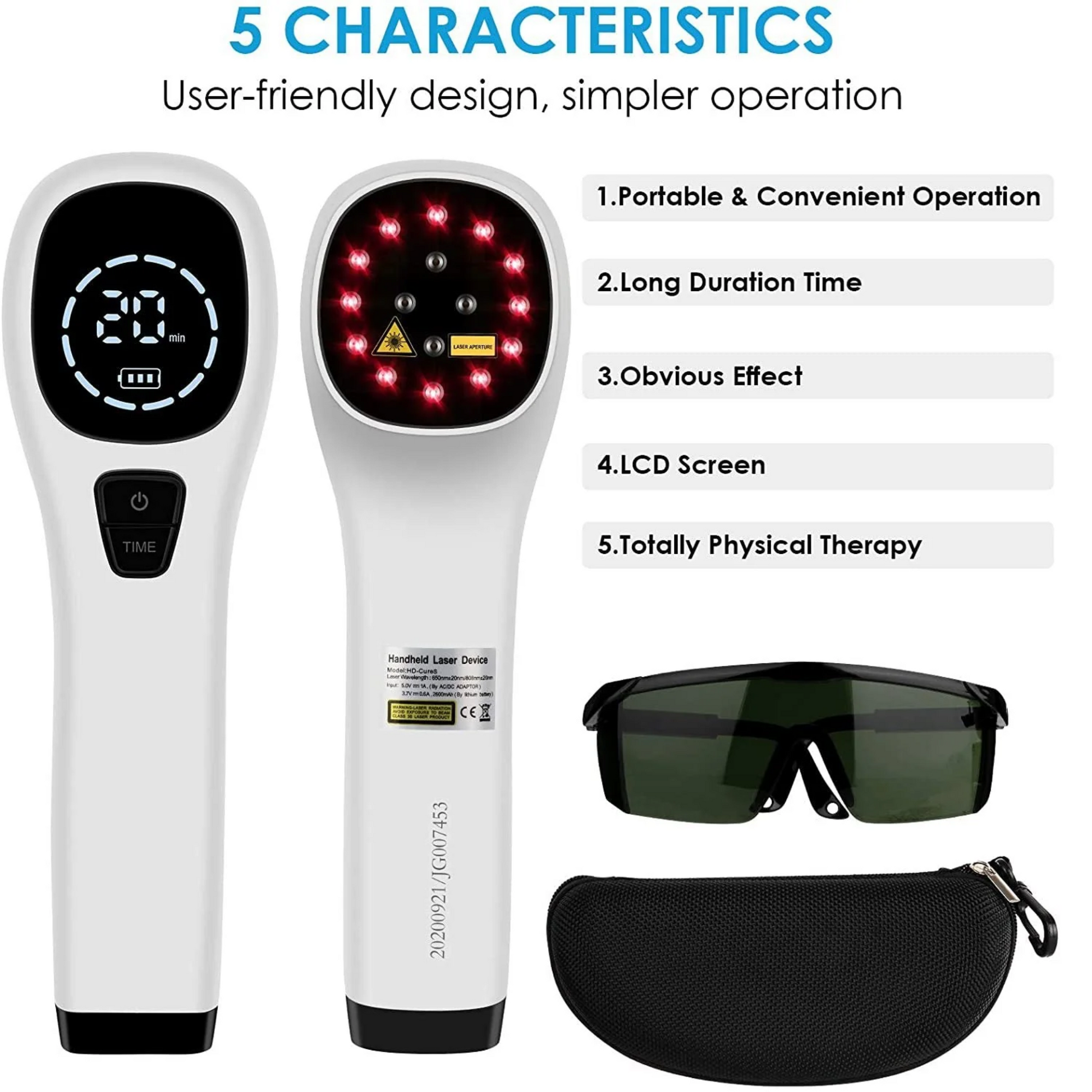 LLLT Cold Laser Therapy Device|Handheld Red Light Therapy | Best At home Cold Laser Red Light Therapy Device